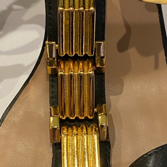 Trina Turk Loyola Slingback Dress Sandals Ultra High Heel Size 9 M Black EUC - Picture 6 of 13